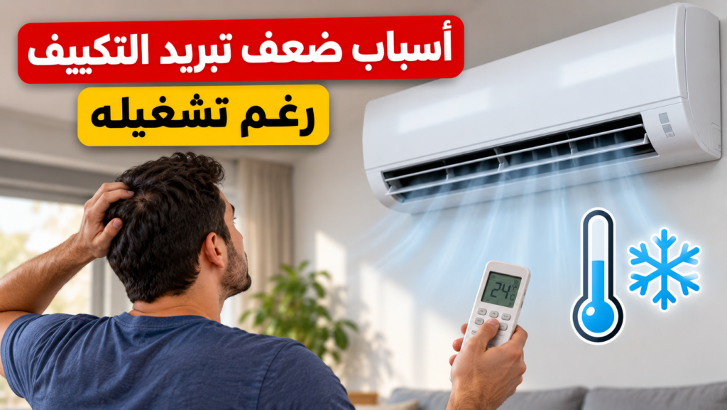 أسباب ضعف تبريد التكييف