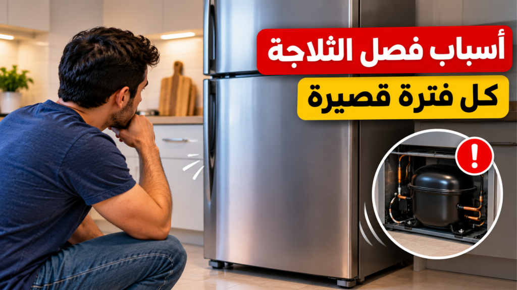 أسباب فصل الثلاجة كل فترة قصيرة